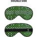 SSIMOO Green Polka Dots Eye Mask - Double-Sided Soft Light Blocking Enhances Sleep Quality - International Shipping - Buy Online on GoSupps.com