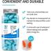 Lysian Ultra Soft Foam Earplugs 60 Pairs - 38dB SNR for Sleeping, Travel, Shooting - Lake Blue - Buy Online on GoSupps.com