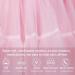 Women's Elastic Waist Chiffon Petticoat Puffy Tutu Tulle Skirt in Pink Rainbow - Buy Online on GoSupps.com