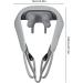 Shiatsu Neck & Shoulder Massager with Heat - Deep Tissue Kneading Device for Back Legs & Feet - 6 Silicone Heads - International Shipping - Buy Online on GoSupps.com