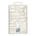 100 Tips False Nail Kit - Curve Overlap Style, Long Length, Long Lasting DIY Manicure Set with Nail Glue - 100 Artificial Nails in 10 Sizes - Buy Online on GoSupps.com