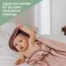 Personalized Wolimbo Hooded Towel for Babies & Kids - Beige/Brown - 100x100 cm - Unique Name & Motif Design - Buy Online on GoSupps.com