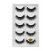 UAMOU 2-50 Boxes Eyelashes faux mink lashes natural 3d mink eyelashes volume false lashes in bulk cilios Cheerfully (Color : 5 Pairs G601 Size : 40 Boxes)