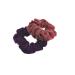 Zac's Alter Ego Set of 2 Glitter Hair Scrunchies Purple/ Pink