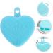 FRCOLOR heating heart shaped face brush manual Silicone face Cleansing Brush facial wash brush Body Silica gel Manual Exfoliating Brush pores scrub brush double sided 9.8x8.4cm - Buy Online on GoSupps.com