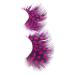 Dorisue Hot Pink Feather Eyelashes: Peacock Butterfly Design for Halloween Custome Barbie Look - Buy Online on GoSupps.com