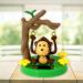 Cute Solar Monkey Dancing Bobble Dancer | Kawaii Solar-Powered Car & Home Decoration - Buy Online on GoSupps.com