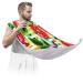 Geometric Rose Beard Bib Apron Beard Bib Hair Catcher for Men Shaving and Trimming Non-Stick Waterproof Beard Cape Grooming Cloth with 2 Suction Cups Gifts for Men