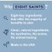 Eight Saints Vitamin C Serum with Hyaluronic Acid & Organic Aloe Vera - Anti Aging & Brightening Formula for Dark Spots, Fine Lines & Wrinkles (1 oz) - Buy Online on GoSupps.com