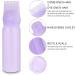 WLLHYF 2 Pack Root Comb Applicator Bottle 6 Ounce Hair Dye Bottle Brush Hair Oil Squeeze Bottles Plastic Hair Root Comb Color Applicator with Graduated Scale (Purple) - Buy Online on GoSupps.com