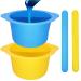 Wax warmers to remove the hair of Waxing Wachs Wachset Silicone Wachstopf insert 2 pieces of wax melting-silicone insert with 2 spatulas Nonchale-coated reusable silicone wax melting shell