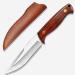 Coosnug D2 sharp survival knife with exquisite leather bag fixed blade survival knife ergonomics rosewood handle for outdoor camping (brown 01)