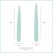 Soft Touch Slanted & Pointed Stainless Steel Tweezers - Seafoam | Precision Tools for Eyebrows & Beauty Care - Buy Online on GoSupps.com