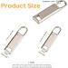 One Enjoy Zipper Pull - Metal Zipper Replacement for Coats Jackets Boots & Backpacks (Black/Silver) | International Shipping Available - Buy Online on GoSupps.com