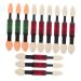 MAGICLULU 20 Pcs Eye Shadow Applicator Makeup Brush Blending Brush Double Head Miss Cosmetic Brush