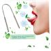 Stainless Steel Tongue Scraper - Rustproof Metal Tongue Cleaner for Optimal Oral Hygiene - Buy Internationally - Buy Online on GoSupps.com