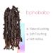 Short 12 Inch T30 Butterfly Crochet Locs 6 Pack - Pre Looped Distressed Crochet Hair - Buy Online on GoSupps.com