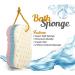 Lovesummer 2-Piece Soft Bath Sponge Set - Extra Large for Cleansing & Massage | Fast Drying Body Sponge - Buy Online on GoSupps.com