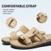 MEGNYA Women's Arch Support Sandals for Plantar Fasciitis - Adjustable Straps, Khaki (Size 10 W) - Buy Online on GoSupps.com