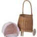 Buy e-Wicker 24 Willow Cart | Pink Basket Trailer for International Shipping - Buy Online on GoSupps.com
