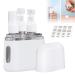 Mini Shampoo Dispenser Portable Travel Bottle Set Mini Travel Shampoo and Conditioner Dispenser Travel Containers With Labels for Toiletries Travel Bottles for Toiletries (3 in 1 Gray) 3 in 1 gray