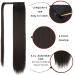 Premium Dark Brown 70cm Clip-In Ponytail Hair Extensions | Natural Look & Easy Application - Buy Online on GoSupps.com