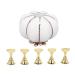 Pumpkin Shaped Ceramic Nail Tip Holder - Golden Magnetic Nail Practice Stand Set for Salon DIY | International Shipping - Buy Online on GoSupps.com