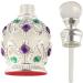 zaoalife Essential Oil Dropper Bottle 15ml Empty Cosmetics Container Ink Bottle Arabian Style Crystal Antiqued Metal Refillable Bottle - Buy Online on GoSupps.com