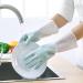 KKRAUS Reusable 3 Pairs Cleaning Gloves Rubber Washing Up Gloves for Kitchen Non-Slip Dishwashing Gloves Household Gloves (Color : Blue Size : Medium) Medium Blue - Buy Online on GoSupps.com