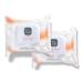 Simply Soft Makeup Remover Wipes, Premium Facial Cleansing Towelettes, Citrus Scent, Hypoallergenic, pH Balanced, 25 ct. (2 Flip-top Packs) Scented