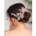Deniferymakeup Rose Gold Bridal Hair Comb Sparkly Rhinestones Wedding Hair Comb Pearl Bridal Headpiece Rose Gold Hair Accessories for Women and Girls (Rose Gold) - Buy Online on GoSupps.com
