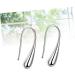 CALLARON 2pcs Gifts for An Anniversary Ladies Earrings Gifts for Her Wife Metallic Earrings Silver Earrings Gift for Wife Girl's Earrings Portable Earrings Simple Accessories Ear Hook Miss Medium Silver - Buy Online on GoSupps.com