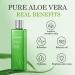 All Purpose Aloe Vera Gel Set - 3 Pieces - Skin Hydrator 300g Aloe Vera Gel + Tea Tree Oil & 45g Aloe Gel Travel Size - Buy Online on GoSupps.com