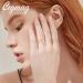 Cigmag 2PCs Lymphatic Drainage Magnetic Finger Rings for Women - 99% Pure Copper Adjustable & Gift Box (Rose Gold Heart) - Buy Online on GoSupps.com