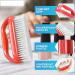 Nail Clean Brush Set - Double Sided Finger Cleaning Brushes (3 Pcs) | Strong Bristles, Ergonomic Handle | Ideal for Fingernails & Toenails - Buy Online on GoSupps.com