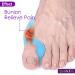 Smati Bunion Correctors 4PCS - Light Blue Toe Straightener & Protector for Hallux Valgus Pain Relief - Buy Online on GoSupps.com