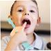 Minkissy Silicone Baby Toothbrush - 1 Pack Children s Oral Care Manual Training Toothbrush - Blue - Buy Online on GoSupps.com