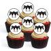 24 Black Bow Heels Cupcake Toppers High Heels Cake Edible Premium Thickness SWEETENED Vanilla Wafer Rice Paper Discs Cake Decorations - Buy Online on GoSupps.com