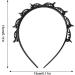 Twist And Clip Headband Bangs Hairstyle Hairpin Teeth Comb Hair Hoop Headband Weave Bangs Clip For Women Girls Hair Accessories Black - Buy Online on GoSupps.com