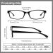 Kerecsen 5 Pack Reading Glasses for Men & Women - High-Quality Spring Hinges Comfortable Rectangular Design - 1.50 Magnification - International Shipping Available - Buy Online on GoSupps.com