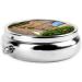 Shop Italy Tuscan Round Pill Box | 3 Compartment Portable Travel Organizer for Medicine & Vitamins - Buy Online on GoSupps.com