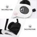 Buy Panda Kids Eye Mask - Comfortable Sleep Mask for Adults & Children | Black Eye Patch & Light Shading | International Shipping - Buy Online on GoSupps.com