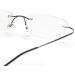 ZUVGEES 3 Pack Rimless Metal Blue Light Filter Reading Glasses - Lightweight Anti-Blue Computer Glasses for Men & Women | 2.0x Magnification - Buy Online on GoSupps.com