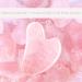 Buy Rose Quartz Gua Sha Facial Tool - Reduce Puffiness & Sculpt Jawline | International Shipping Available - Buy Online on GoSupps.com