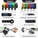 Glymnis Resistance Band Set - 11 PCs Fitness Bands with Handles Door Anchors & Straps for Strength Training & Physiotherapy - Up to 100lbs - Buy Online on GoSupps.com