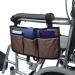 dezirZJjx Wheelchair Hanging Bag Simple Accessory Bag for Mobile Equipment Outdoor Bicycle Hanging Bag Zipper Multifunctional Storage Bag Wheelchair Electric Scooter Bicycle Coffee - Buy Online on GoSupps.com