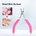 Stainless Steel Nail Art Cuticle Nipper Dead Skin Remover Clipper - Rose Red - Buy Online on GoSupps.com
