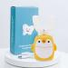 Kids Sonic Electric Toothbrush U Shaped Automatic Timer IPX7 Waterproof 5 Modes 360 Oral Cleaning Teeth Whitening Gums Massage Replaceable Soft Cartoon Modeling Design for Child 7-15 (Yellow Penguin)