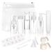 LuHaKiDu TSA Approved Travel Size Bottles Kits Foam Bottle Refillable Airless Pump Bottles Can be Filled With Liquid (pack of 13)
