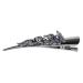 minkissy fancy barrettes for women's hair small alligator clips thin hair sparkly hair clips bling hair clips alligator hair clips rhinestone hair clips crocodile skin crystal Metal Mother